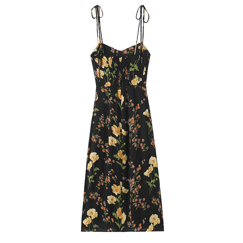 YENKYE Französisch Stil Vintag – French Vintage Floral Midi Dress Bewertung und Preis