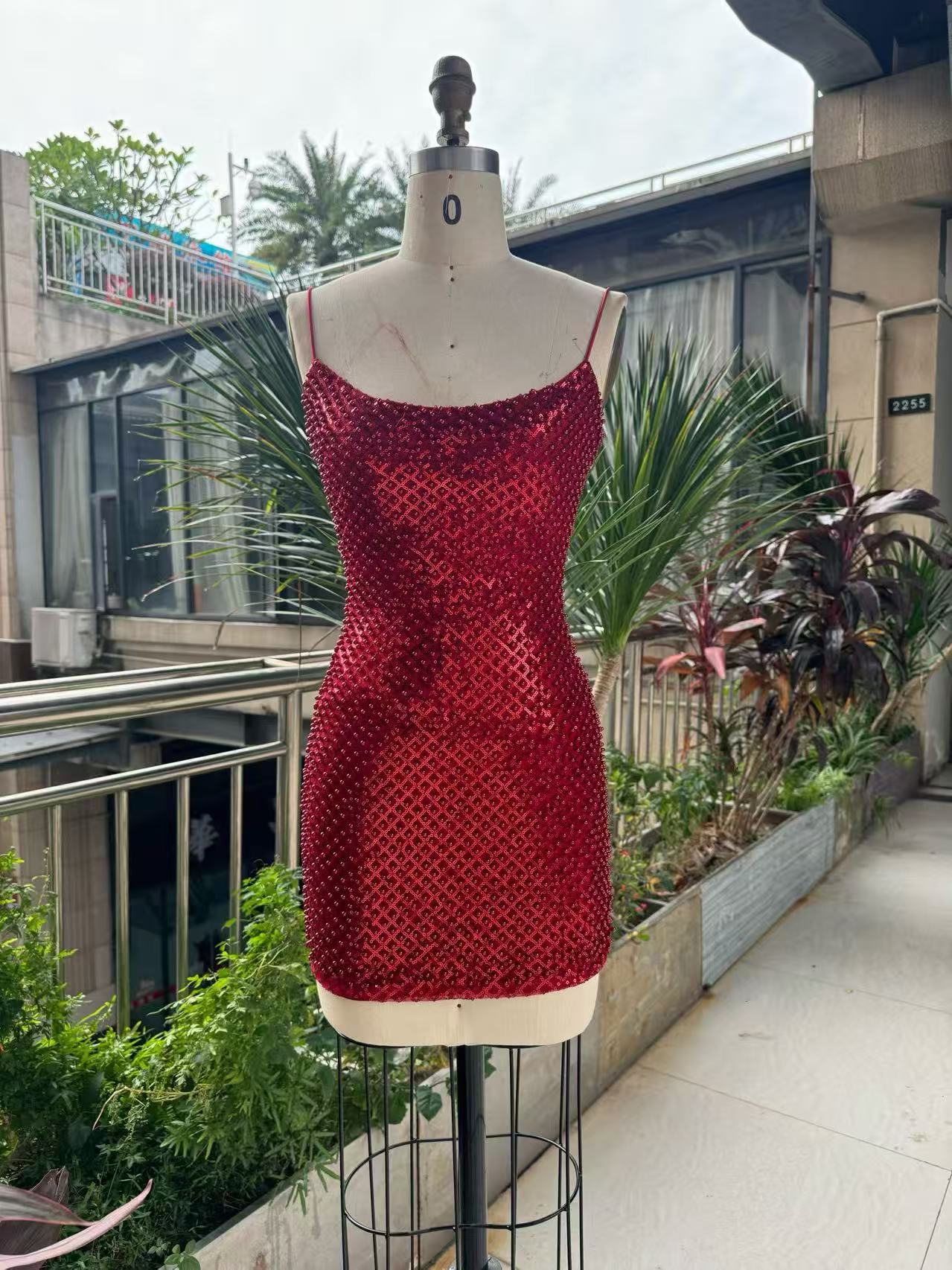 Damen Glitzerndes Strass-Verzi – Sparkly Rhinestone Club Party Dress Bewertung und Preis