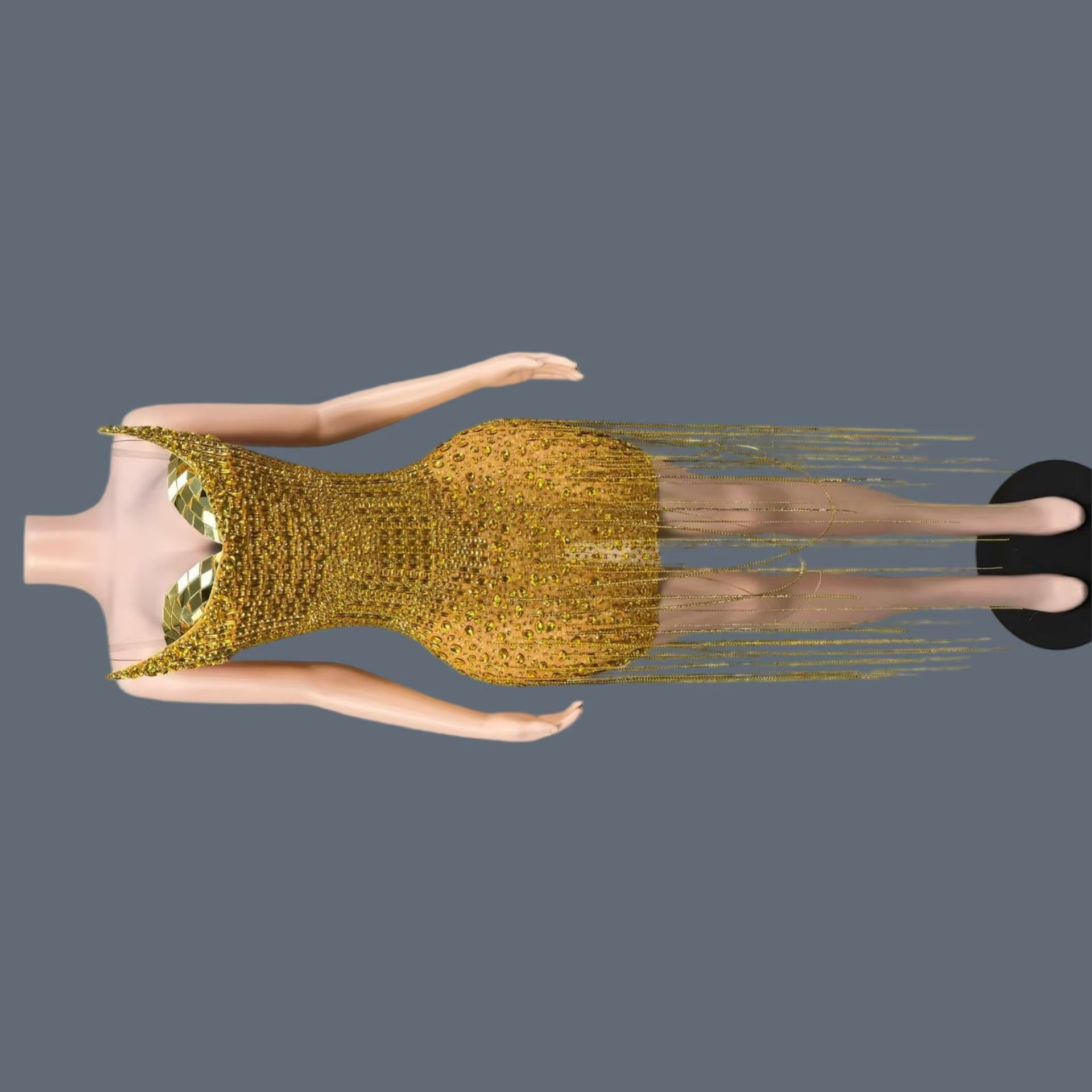 Geburtstagsfeier Party Gold Lu – Sparkly Rhinestone Club Party Dress Bewertung und Preis