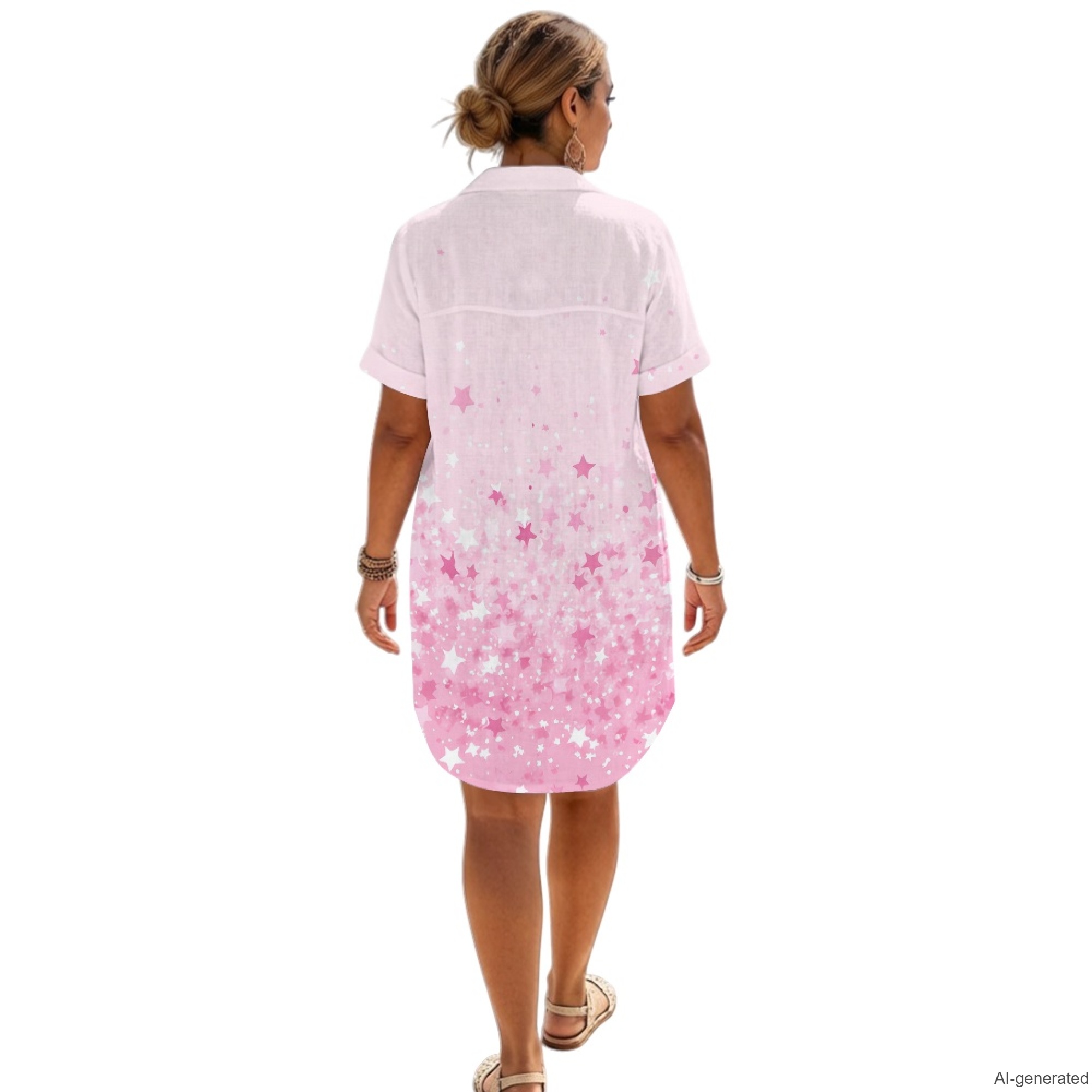 XIXIRIMIDO Sommerkleid für Dam – Casual Loose Linen Shirt Dress Bewertung und Preis